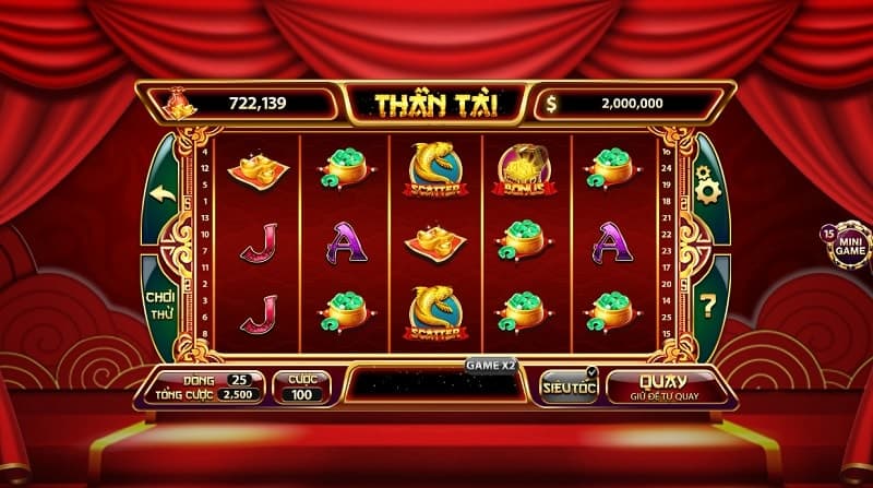 TOP game nổ hũ rút tiền mặt HOT nhất Sunwin 4 Nổ hũ Thần Tài Sunwin