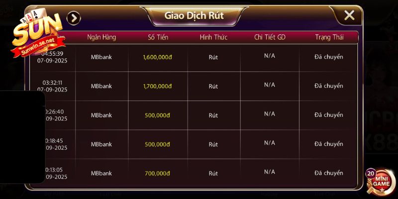 Giao dịch rút nổ ra liên tục từ người chơi